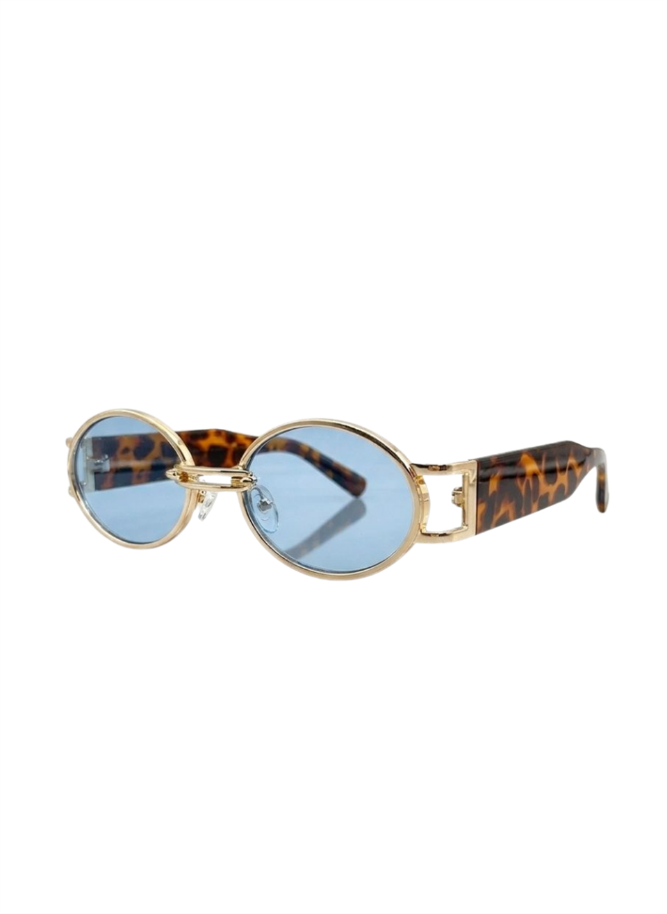 Royal Eyewear RE008 Daire Leopar Mavi Güneş Gözlüğü