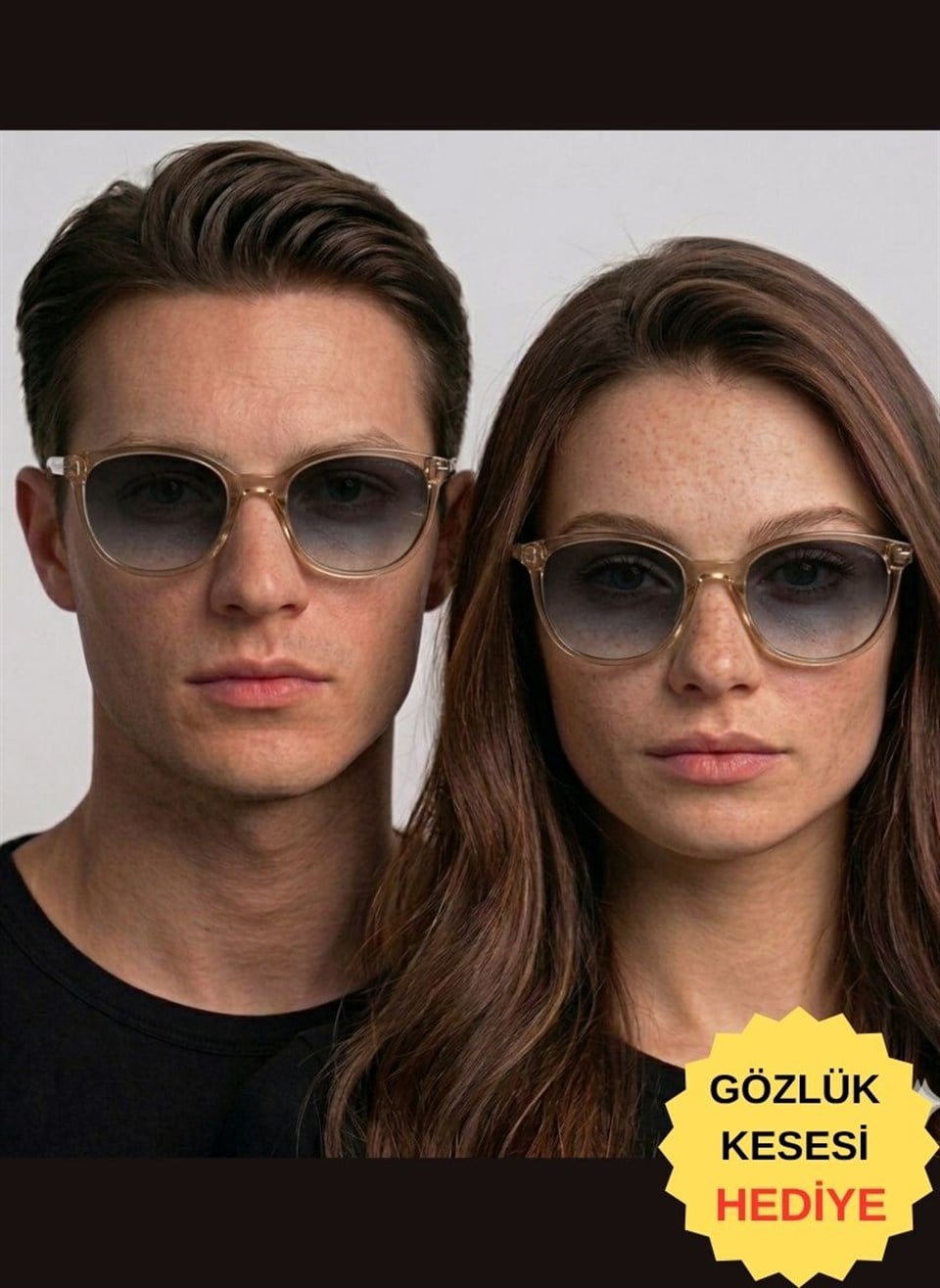 Royal Eyewear RE1033 Rose Siyah Güneş Gözlüğü