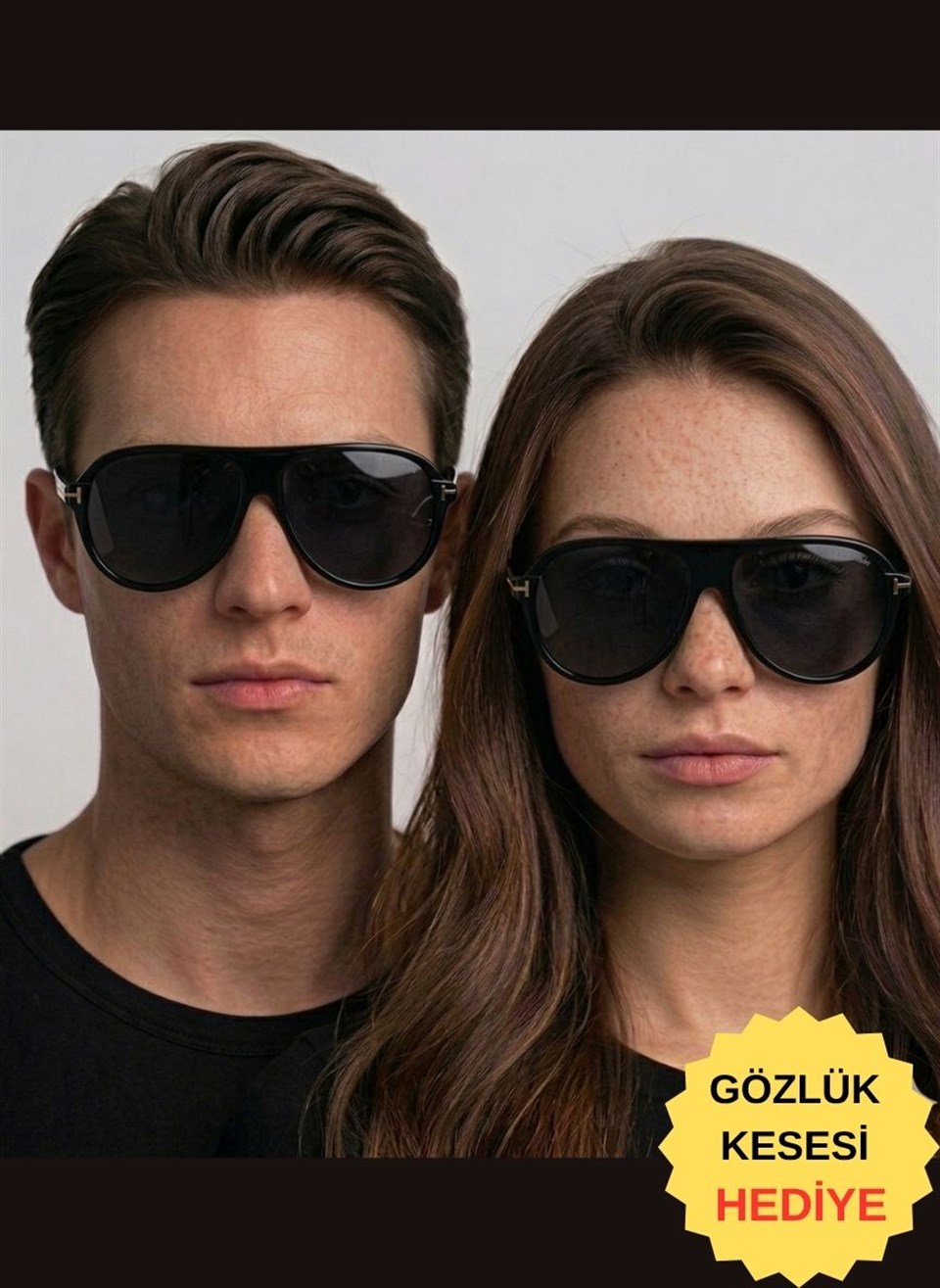Royal Eyewear RE1048 Siyah Güneş Gözlüğü