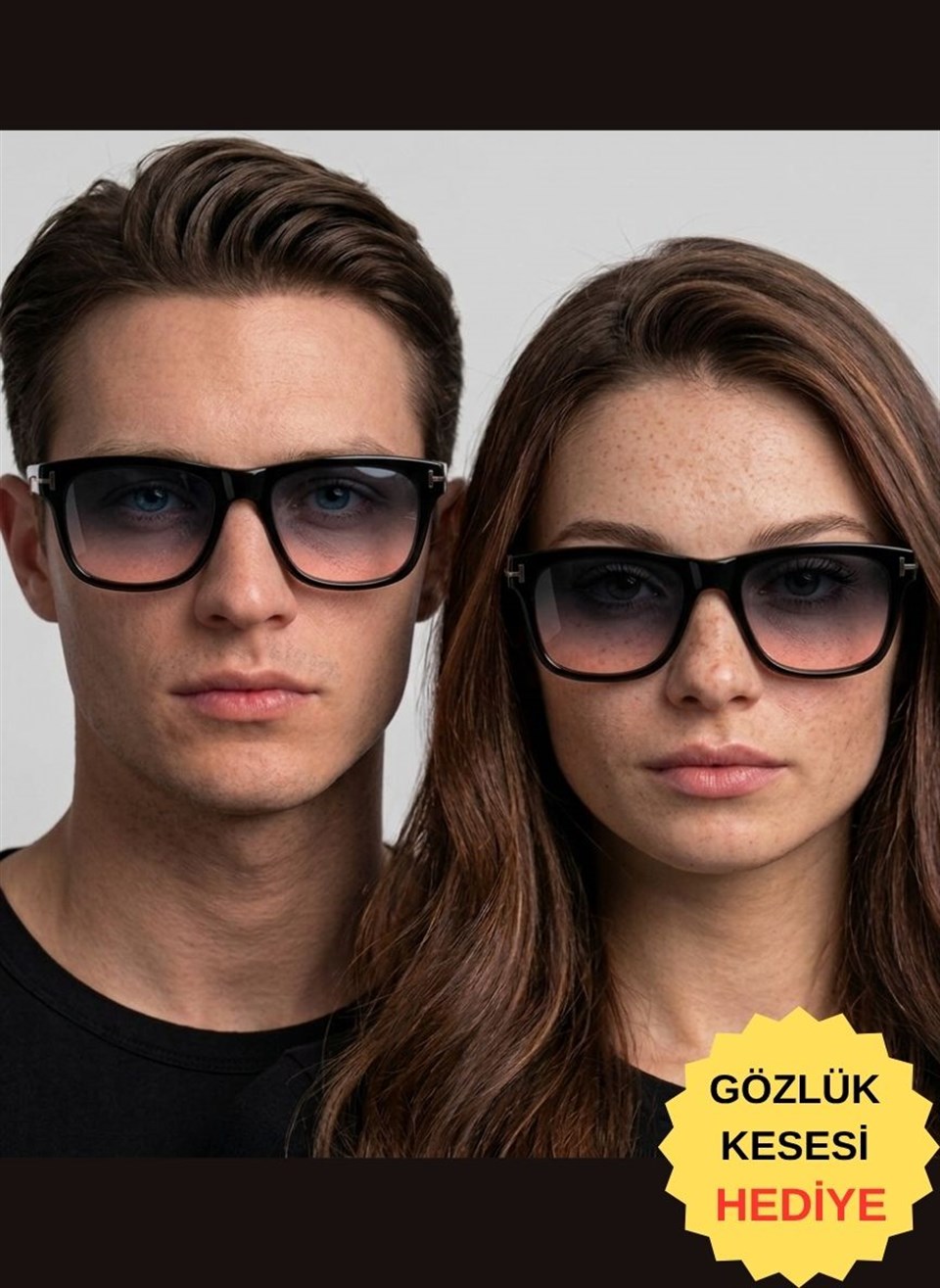 Royal Eyewear RE1054 Degrade Kırmızı Güneş Gözlüğü