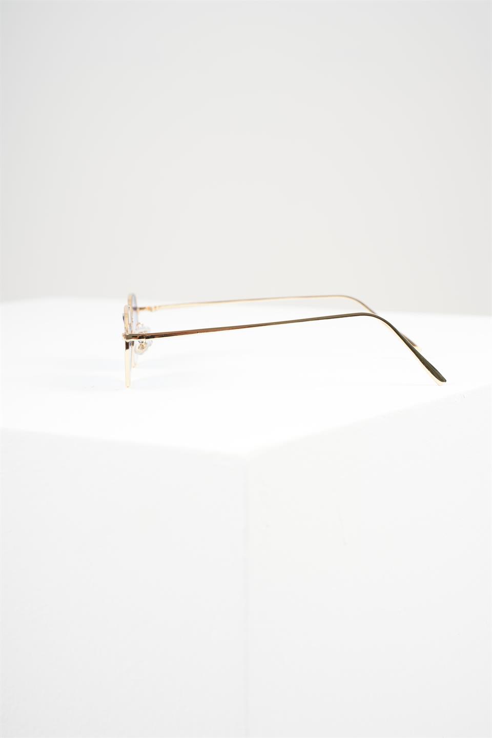 ROYAL EYEWEAR RE1618 GOLD BLUE  UNISEX GÜNEŞ GÖZLÜĞÜ