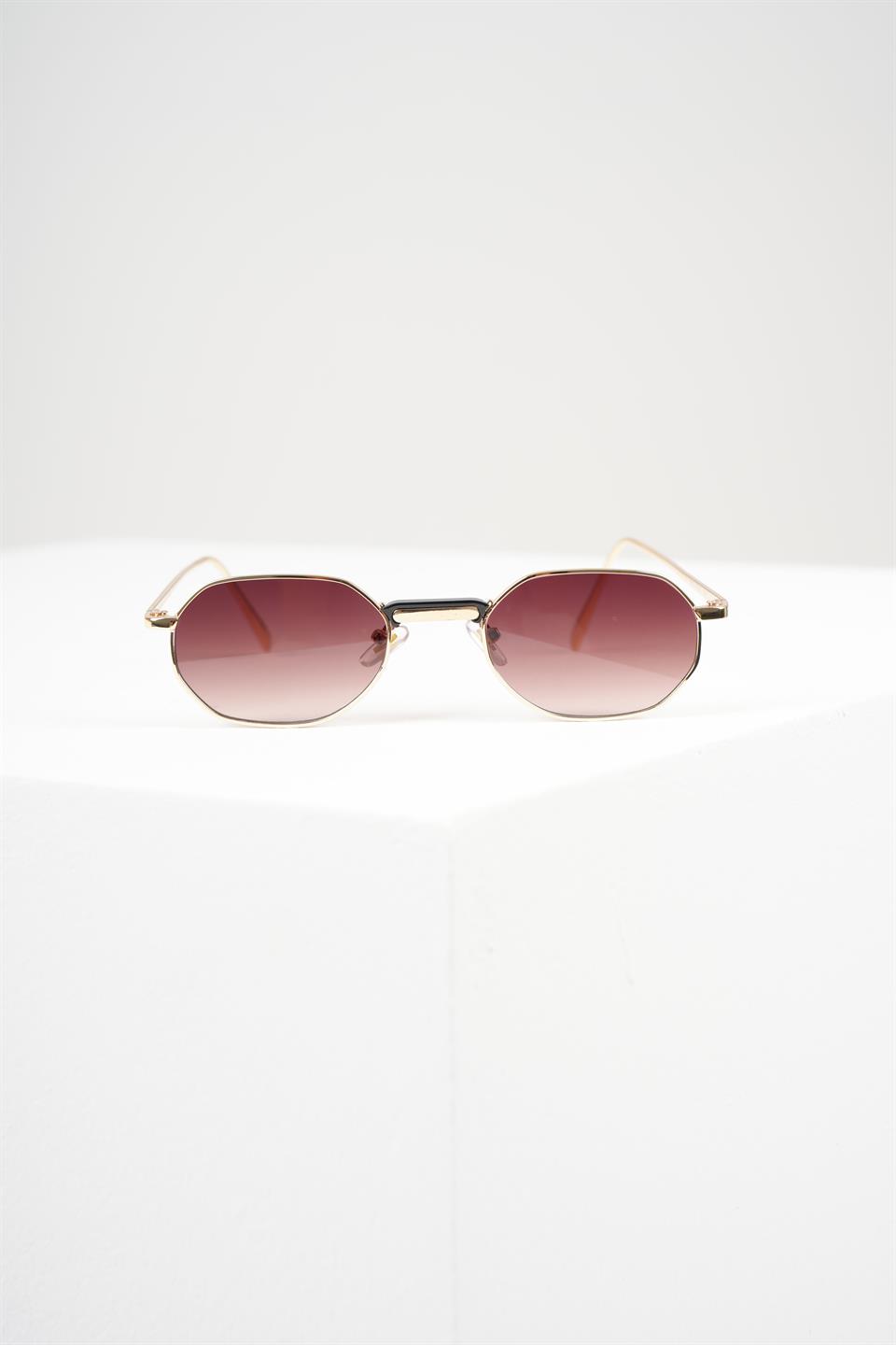 ROYAL EYEWEAR RE1618 GOLD KAHVERENGİ  UNISEX GÜNEŞ GÖZLÜĞÜ