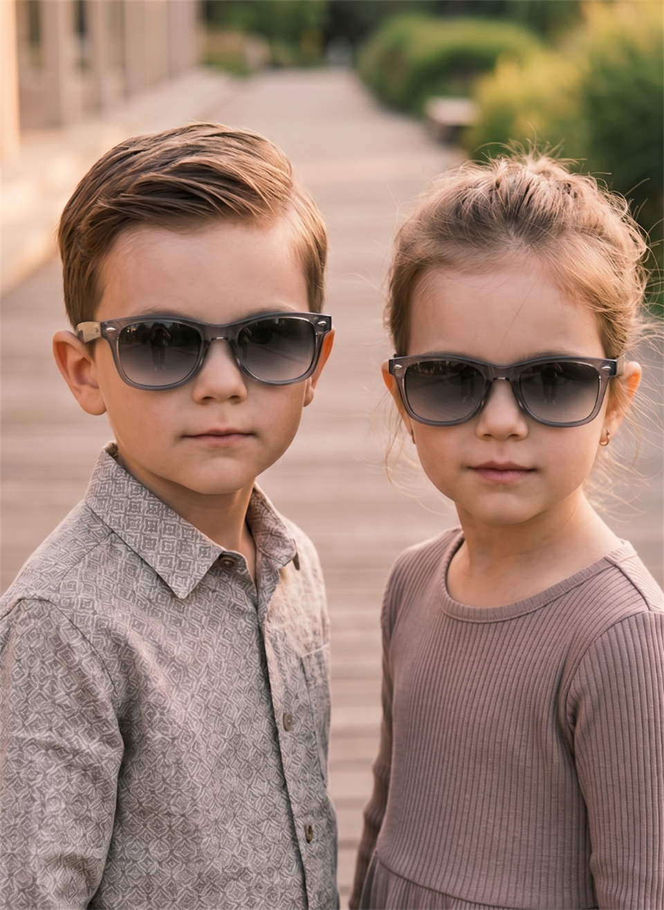 Royal Eyewear RE1920 Gri Mavi Çocuk  Güneş Gözlüğü