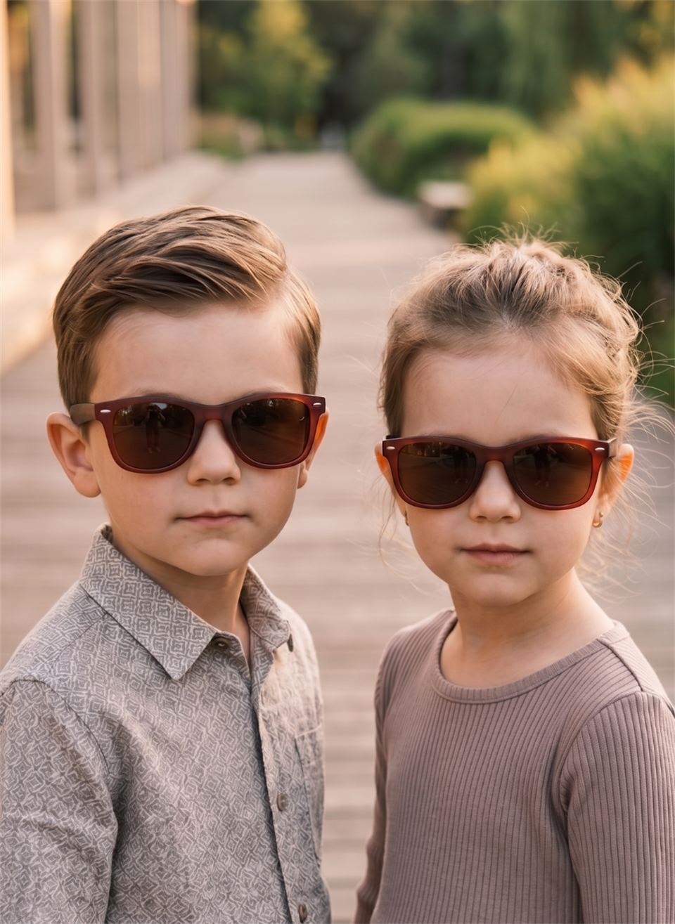 Royal Eyewear RE1920 Kahverengi Çocuk  Güneş Gözlüğü