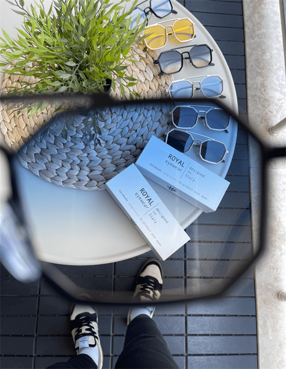 ROYAL EYEWEAR RE21021 DEGRADE BLUE UNISEX 