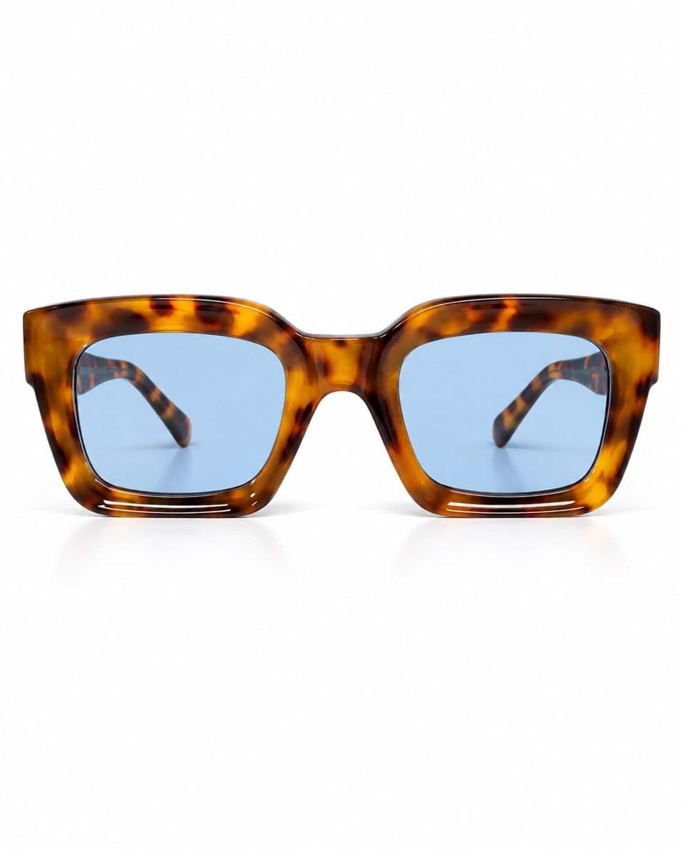 Royal Eyewear RE3002 Mavi Leopar Unisex Güneş Gözlüğü