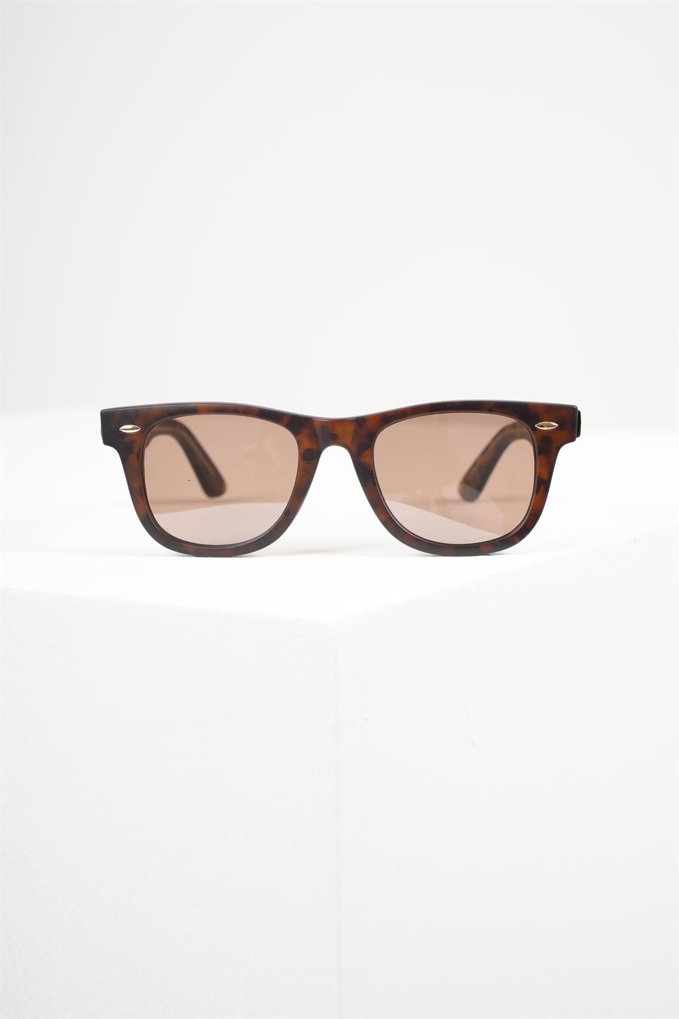 ROYAL EYEWEAR RE6802 LEOPAR  KAHVE UNISEX GÜNEŞ GÖZLÜĞÜ