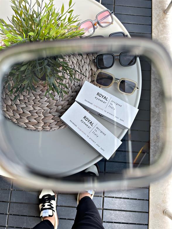 ROYAL EYEWEARTRANSPARENT BLACK 86512W