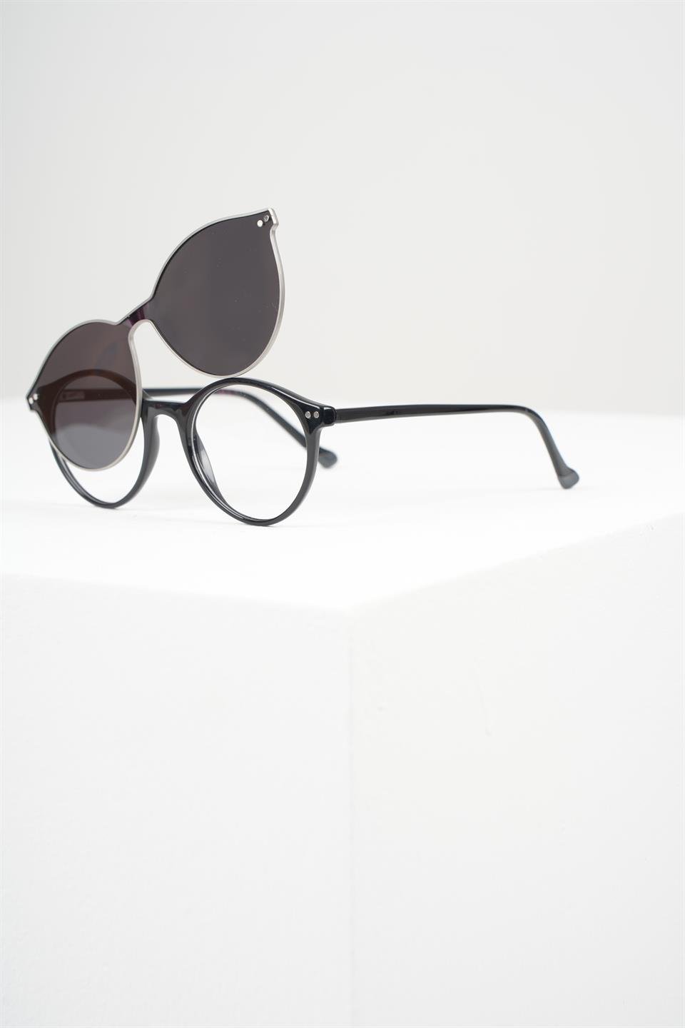 ROYAL EYEWEAR RE98002 SİYAH UNISEX GÜNEŞ GÖZLÜĞÜ