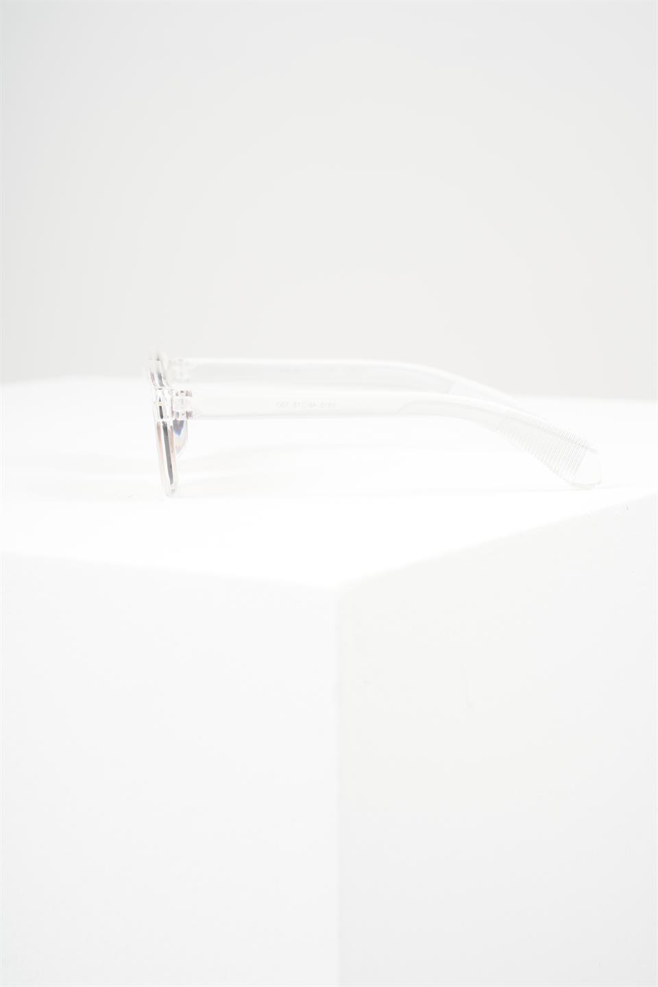 ROYAL EYEWEAR RE982 TRANSPARENT BROWN UNISEX SUNGLASSES