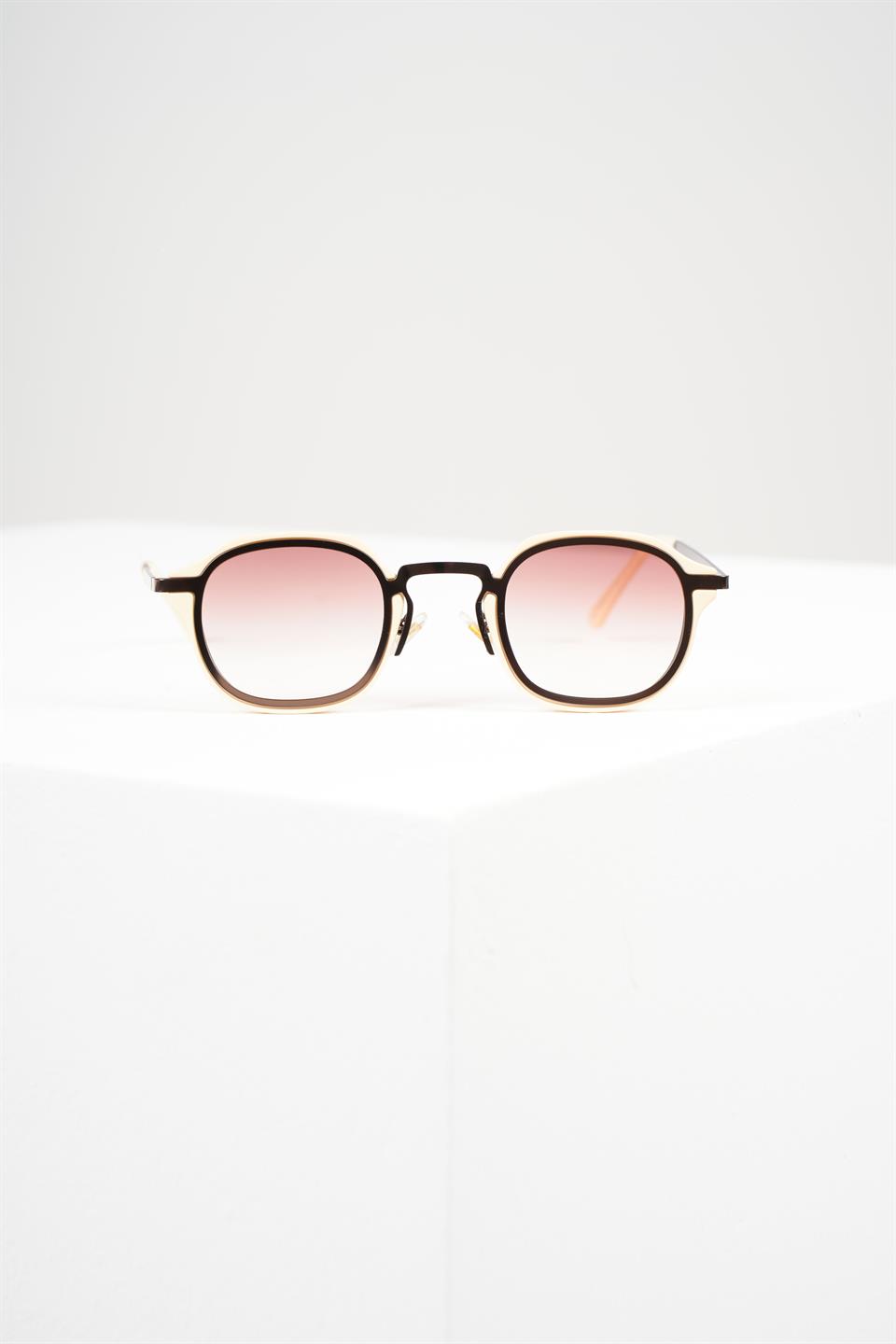 ROYAL EYEWEAR RE9904 CREAM KAHVERENGİ UNİSEX GÜNEŞ GÖZLÜĞÜ