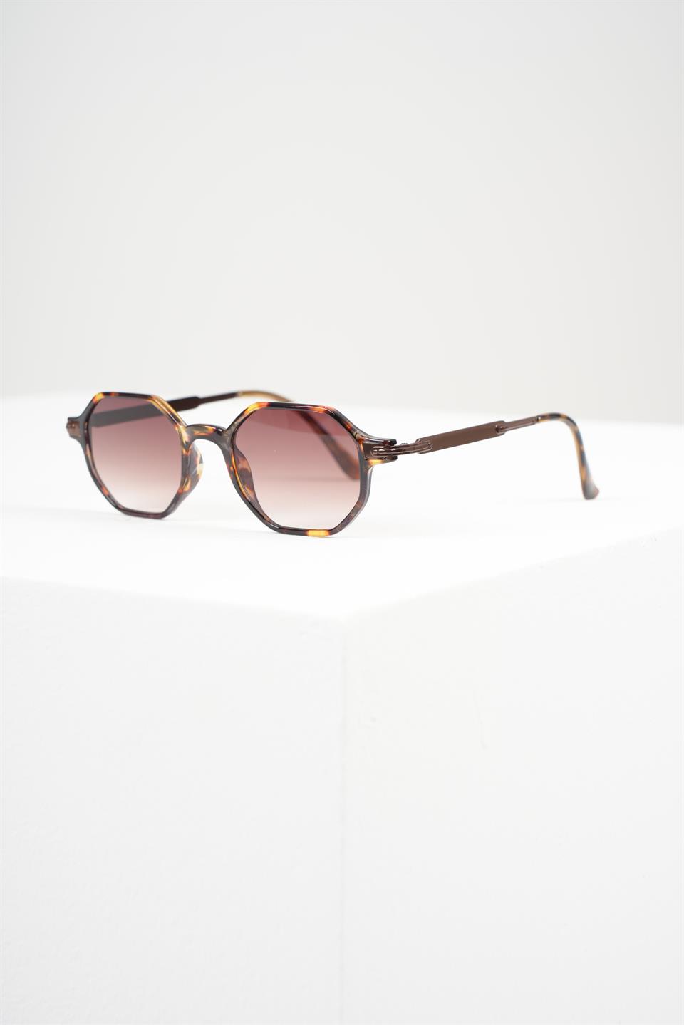 ROYAL EYEWEAR RE9908 LEOPAR KAHVE UNİSEX GÜNEŞ GÖZLÜĞÜ