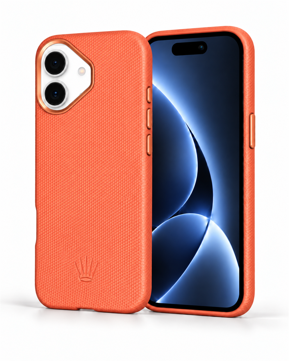 Liora Iphone 16 Turuncu Manyetik Özellikli Kılıf