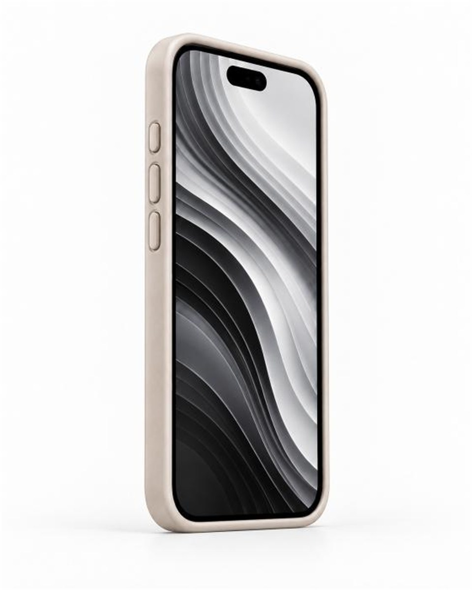 Therock iPhone 16 Siyah Magsafe Özellikli Alüminyum Alaşımlı Hakiki Deri,Kokulu Metal Kızaklı Telefon Kılıfı