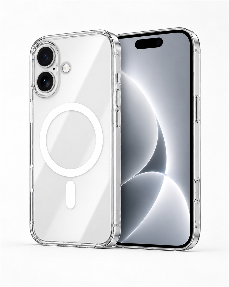 PureCase iPhone 17 Manyetik Şeffaf Kılıf