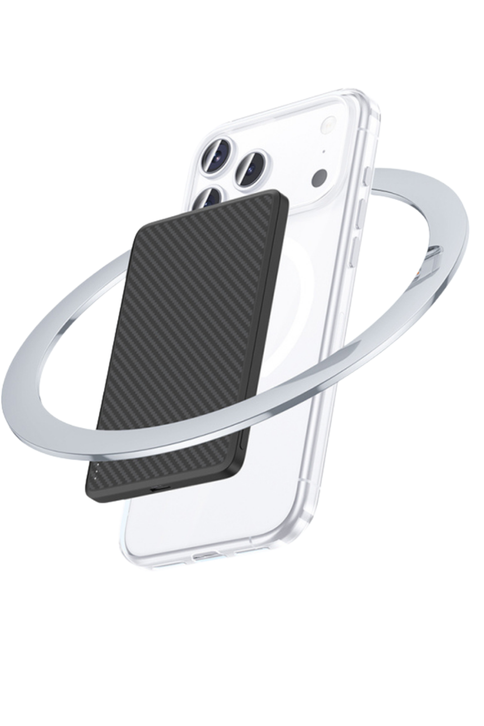 PureCase iPhone 17 Manyetik Şeffaf Kılıf