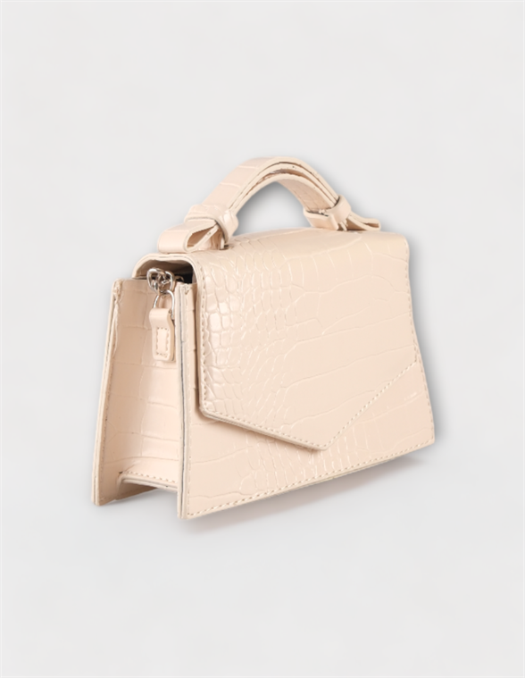 BEIGE WOMAN SHOULDER BAG ALESSIA