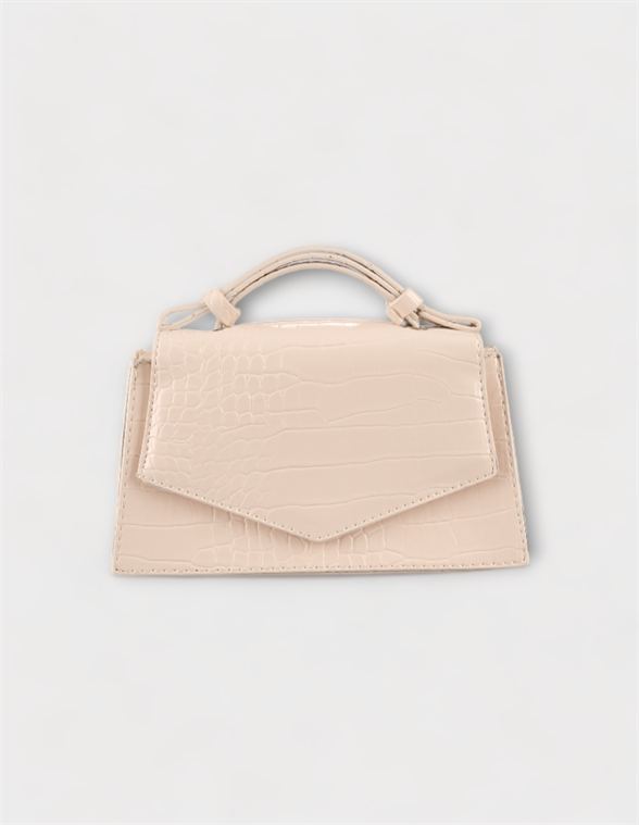 BEIGE WOMAN SHOULDER BAG ALESSIA