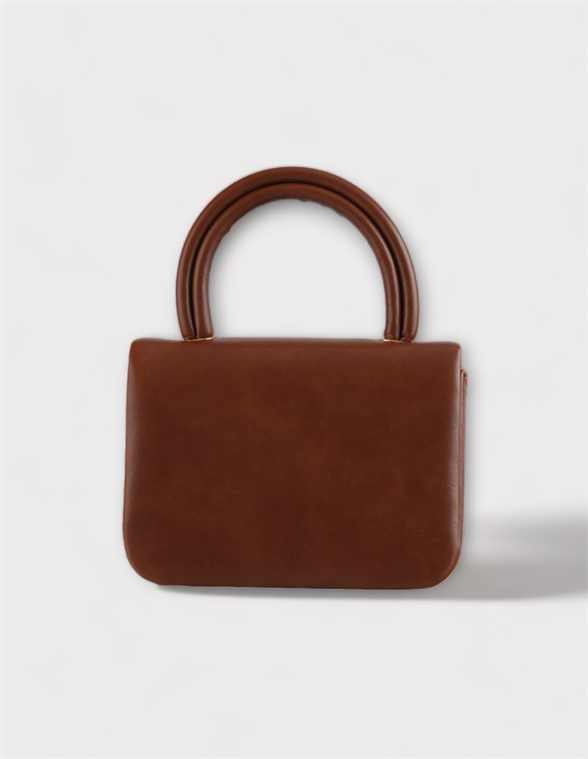 Mini Kahverengi Çapraz Askılı Ve El Çantası Helen