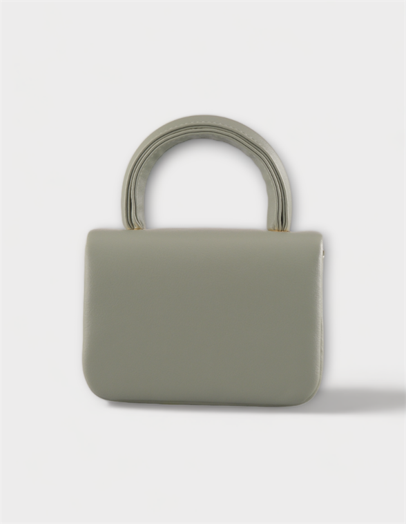 Mini Mint Yeşili Çapraz Askılı Ve El Çantası Helen