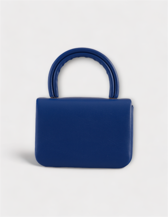 Mini Saks Mavisi Çapraz Askılı Ve El Çantası Helen