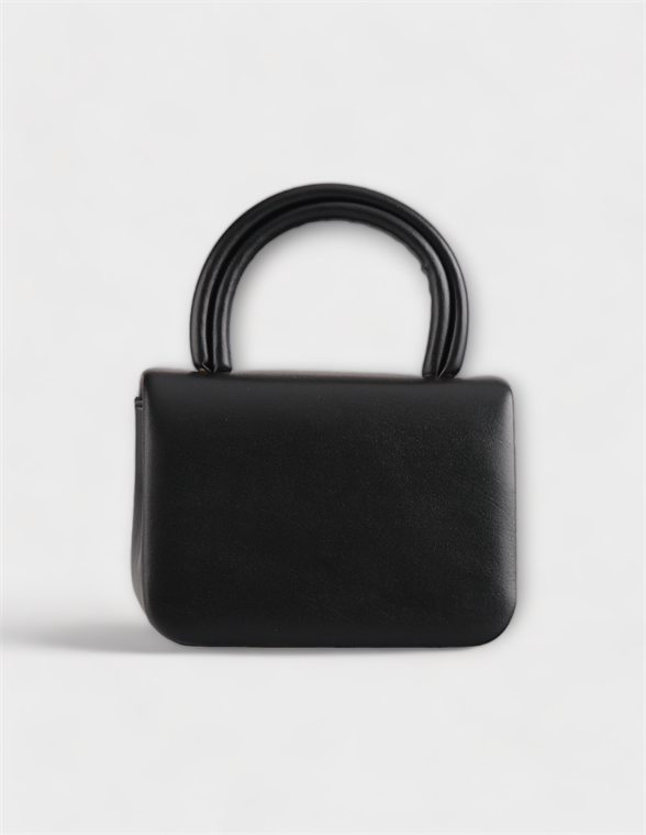 Mini Siyah Çapraz Askılı Ve El Çantası Helen
