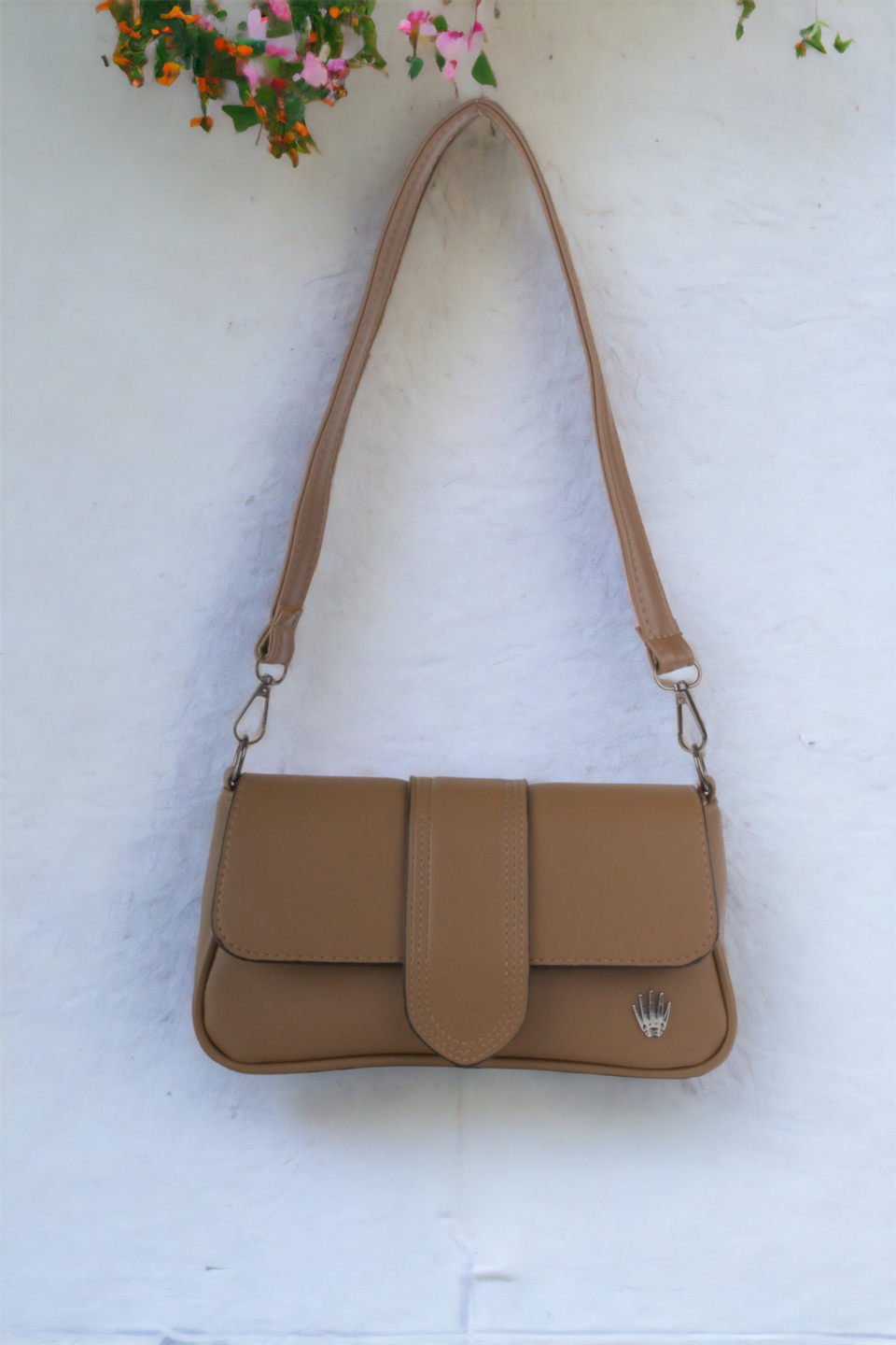 Kadın Landscape With House And Ploughman Vizon Askılı Deri Ve Omuz Çantası Juliette