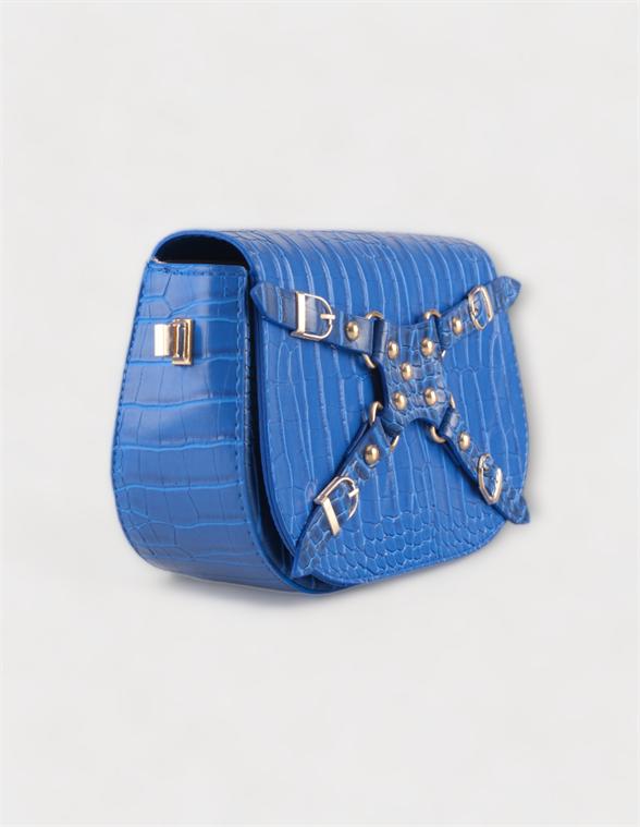 WOMAN SHOULDER BAG BLUE  SAINT MARLE