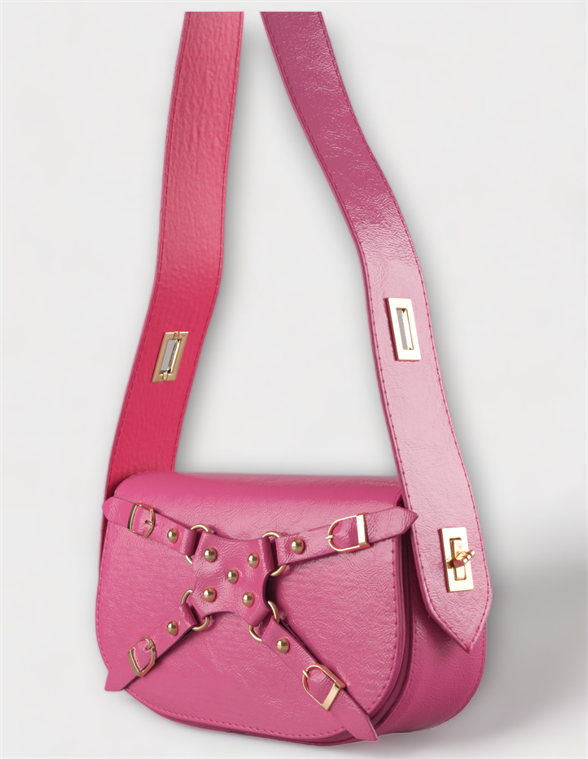 WOMAN SHOULDER BAG SaffIona PINK SAINT MARLE