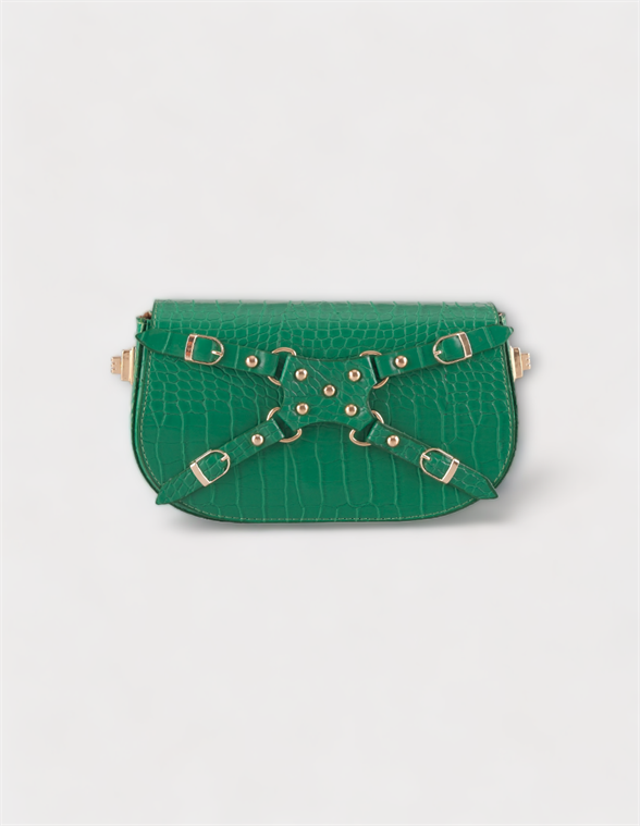 WOMAN SHOULDER BAG GREEN SAINT MARLE
