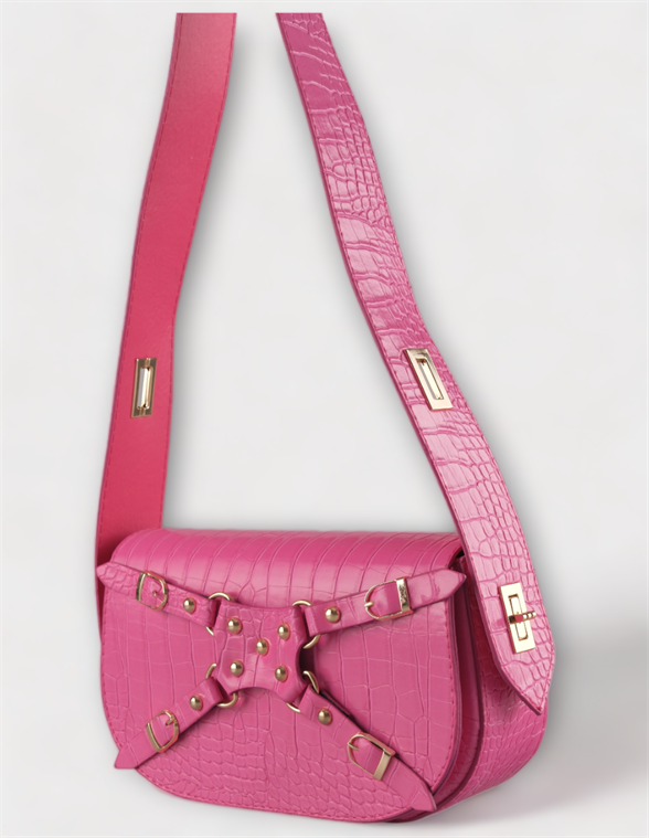 WOMAN SHOULDER BAG PINK SAINT MARLE