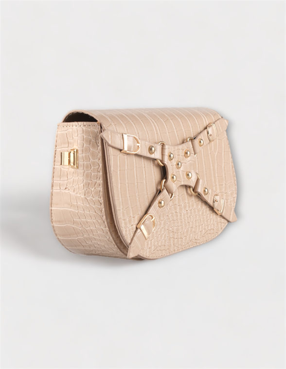 WOMAN SHOULDER BAG MINK SAINT MARLE