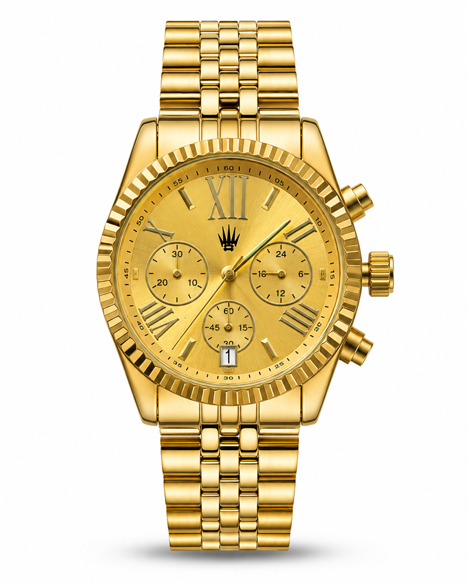 Aurum Gold Yellow Kadın Çelik Kol Saati   