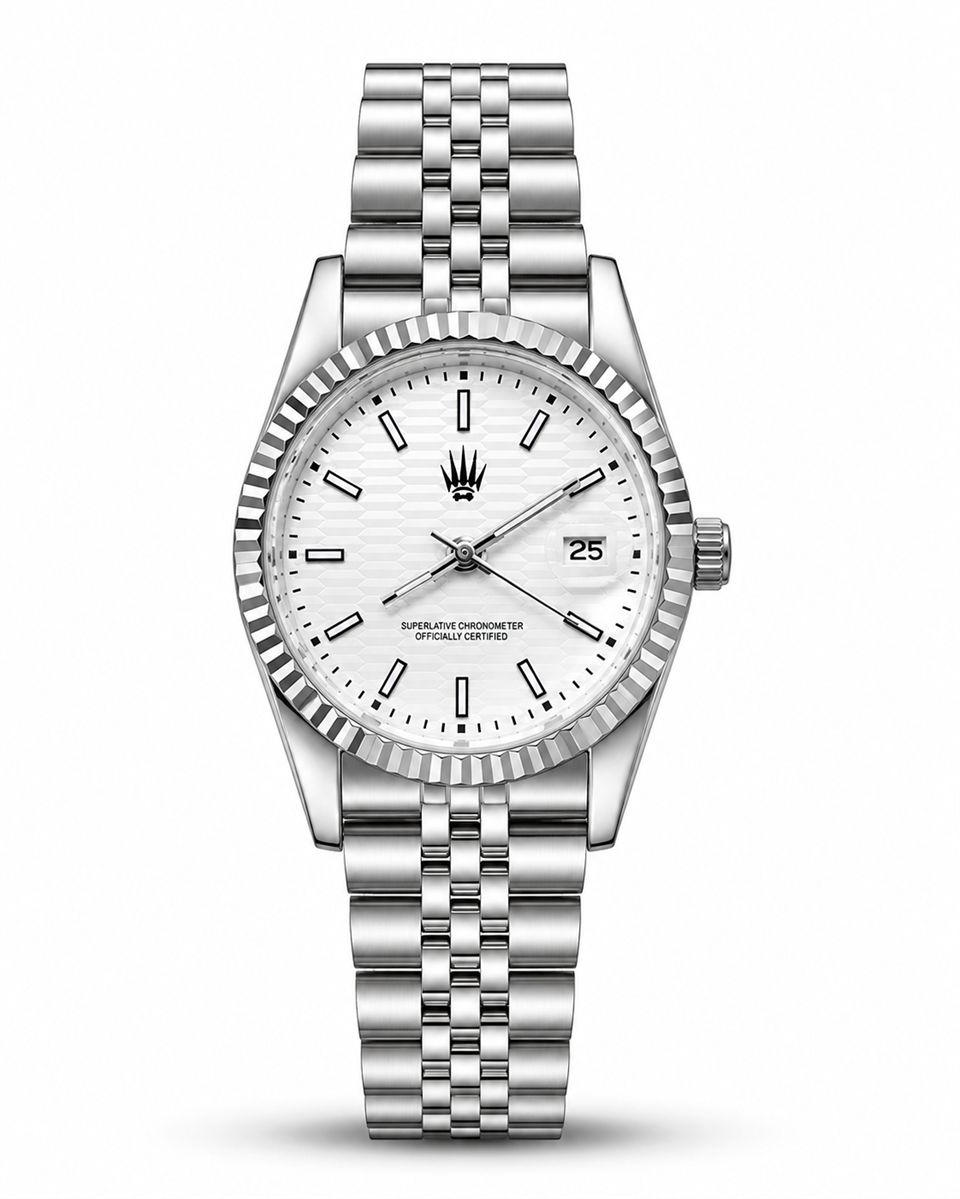Coral Luxe Silver White Kadın Çelik Kol Saati   