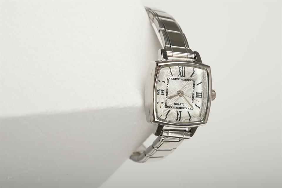 Diora Silver Beyaz Kadın Vintage Çelik Kol Saati