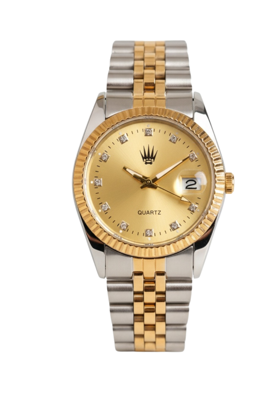 Elyra Silver Gold Yellow Kadın Çelik Kol Saati   