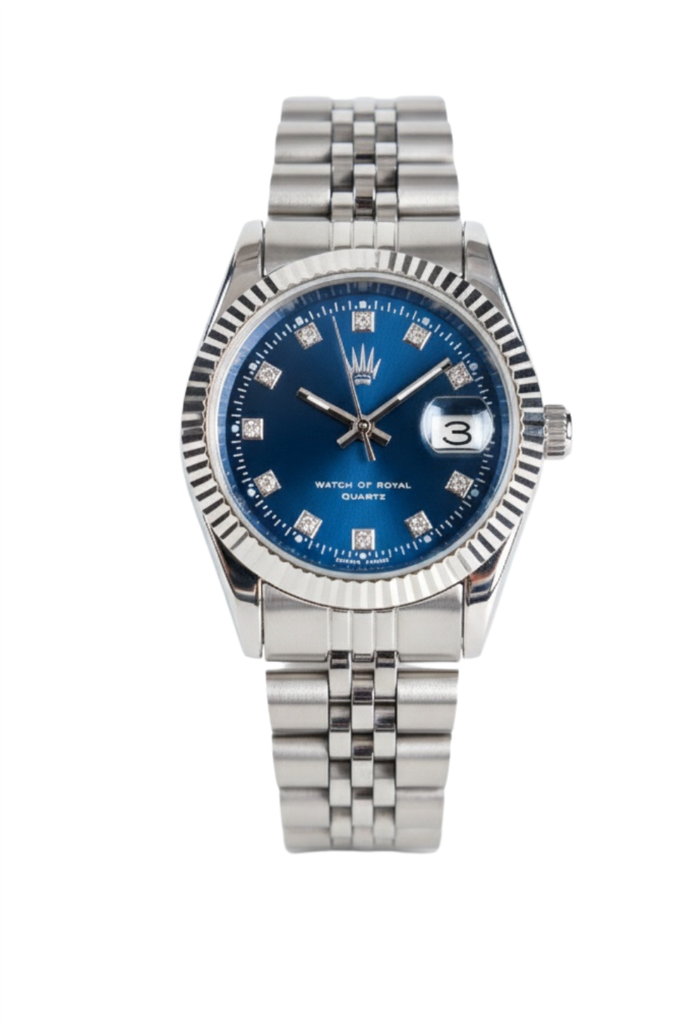 Svet Luxe Silver Mavi Kadın Çelik Kol Saati   