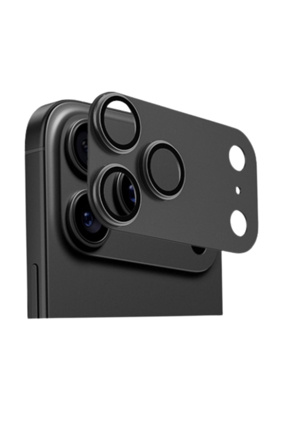 MariLens – 18 Pro Max Black Safir Cam Kamera Lens Koruyucu