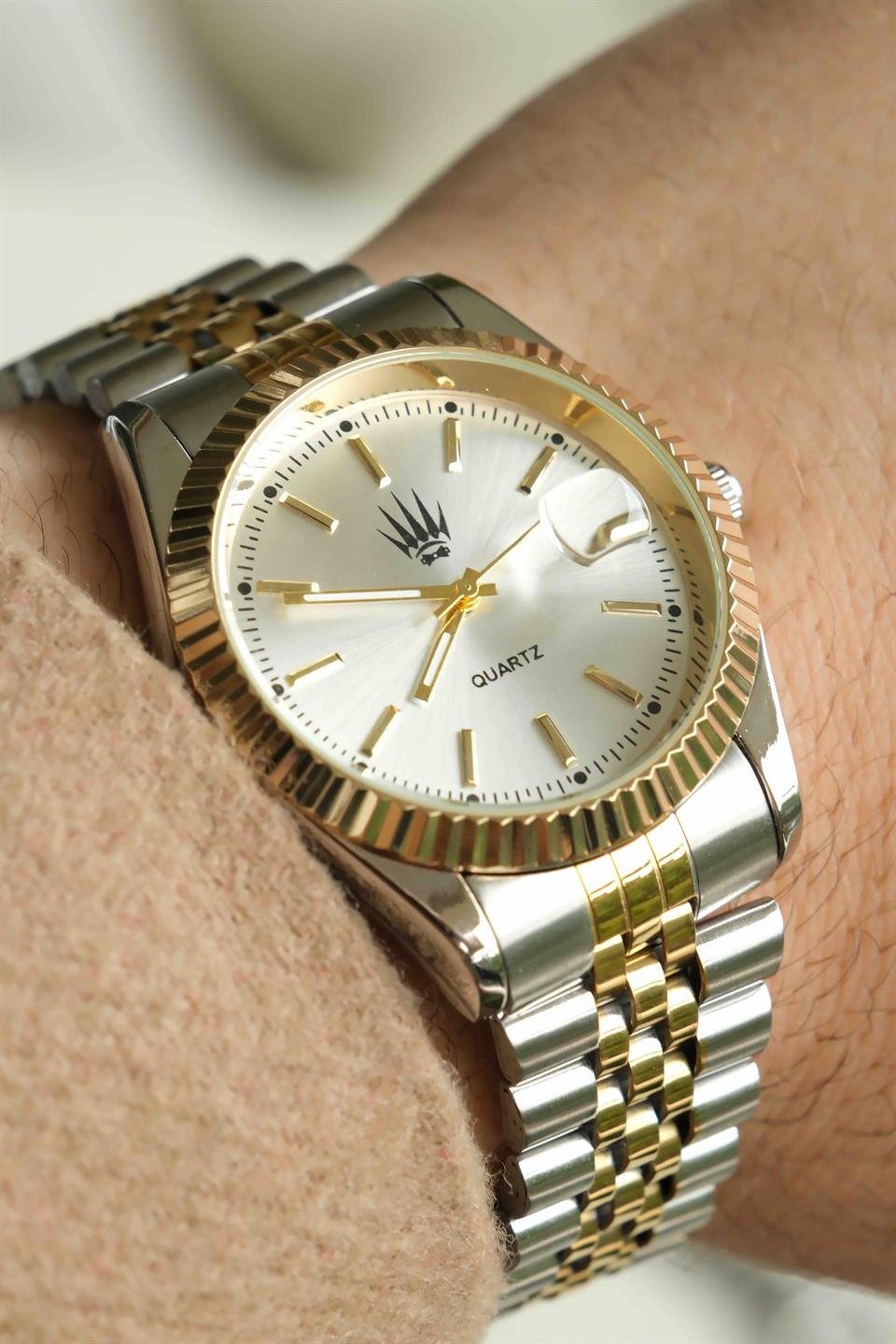 Silver Gold White Kol Saati