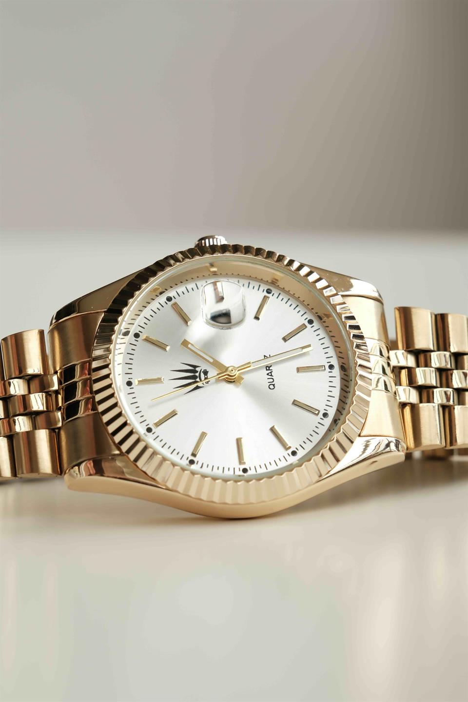 Triton Date Gold White Kol Saati