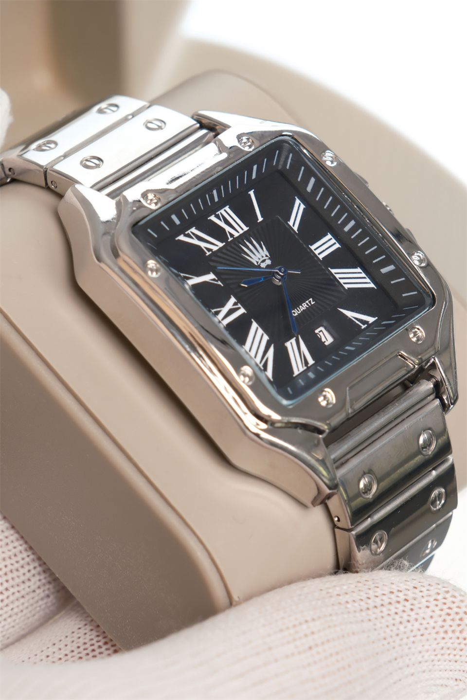 Monarch Classic Time Silver black Kol Saati