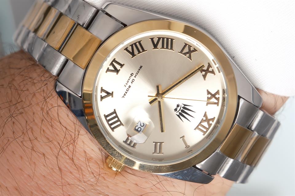 Aqualis Silver Gold Yellow Çelik Kol Saati