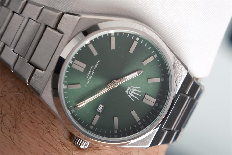 Blaze Bold Silver Yeşil Çelik Kol Saati