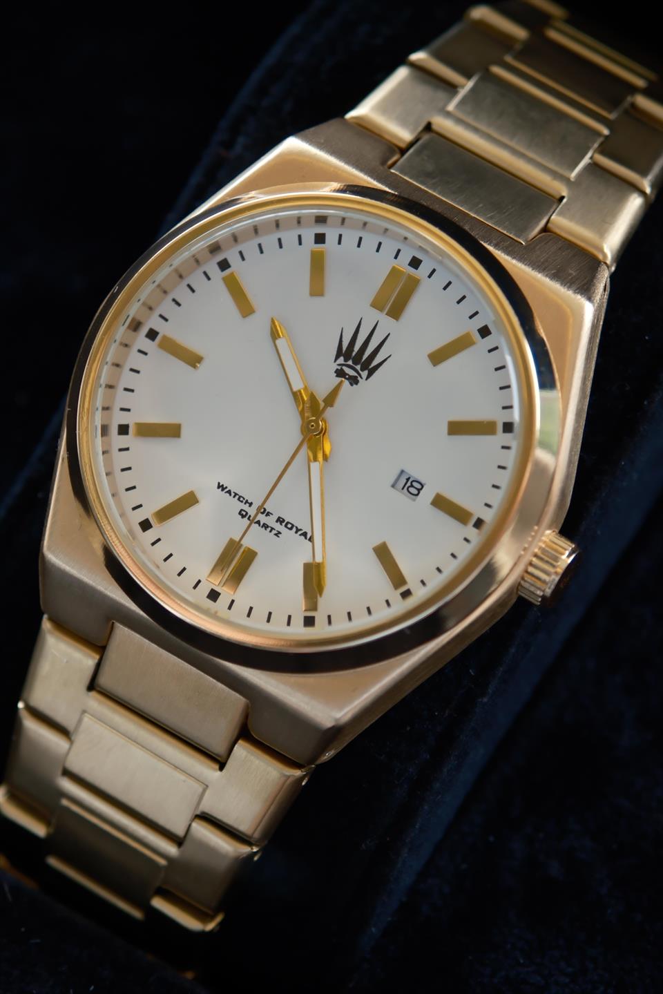 Blaze Bold Gold Beyaz Kol Saati