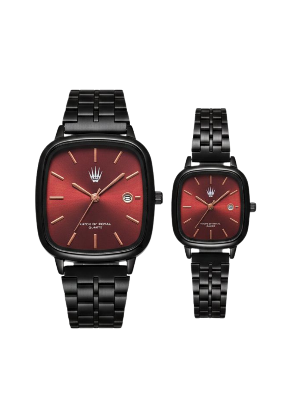 Çift Saati Classic Time Black Red Kol SaatiKol SaatiWATCHOFROYALçiftsaatiClassicÇift Saati Classic Time Black Red Kol Saati