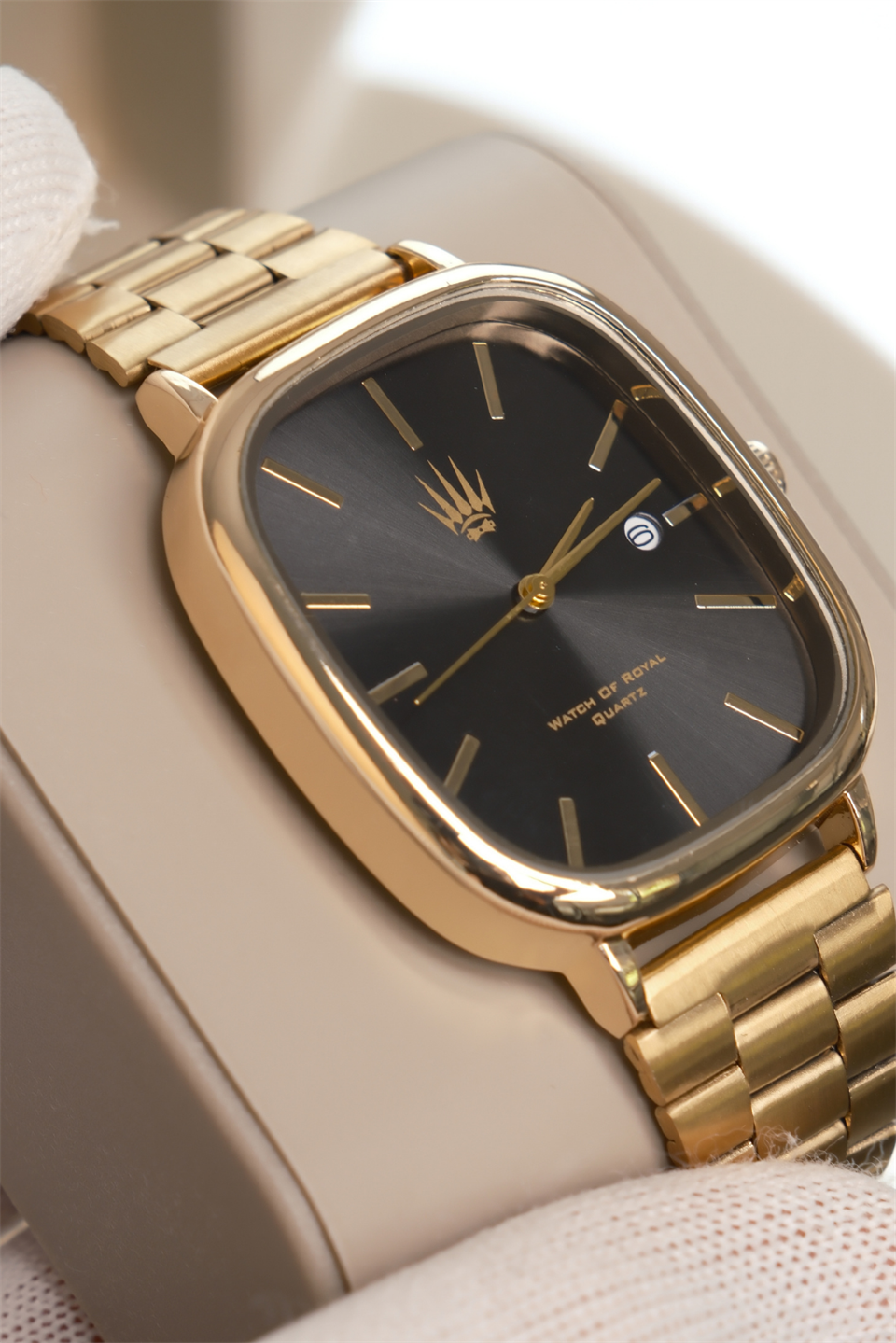 Classic Time Gold Black Kol Saati