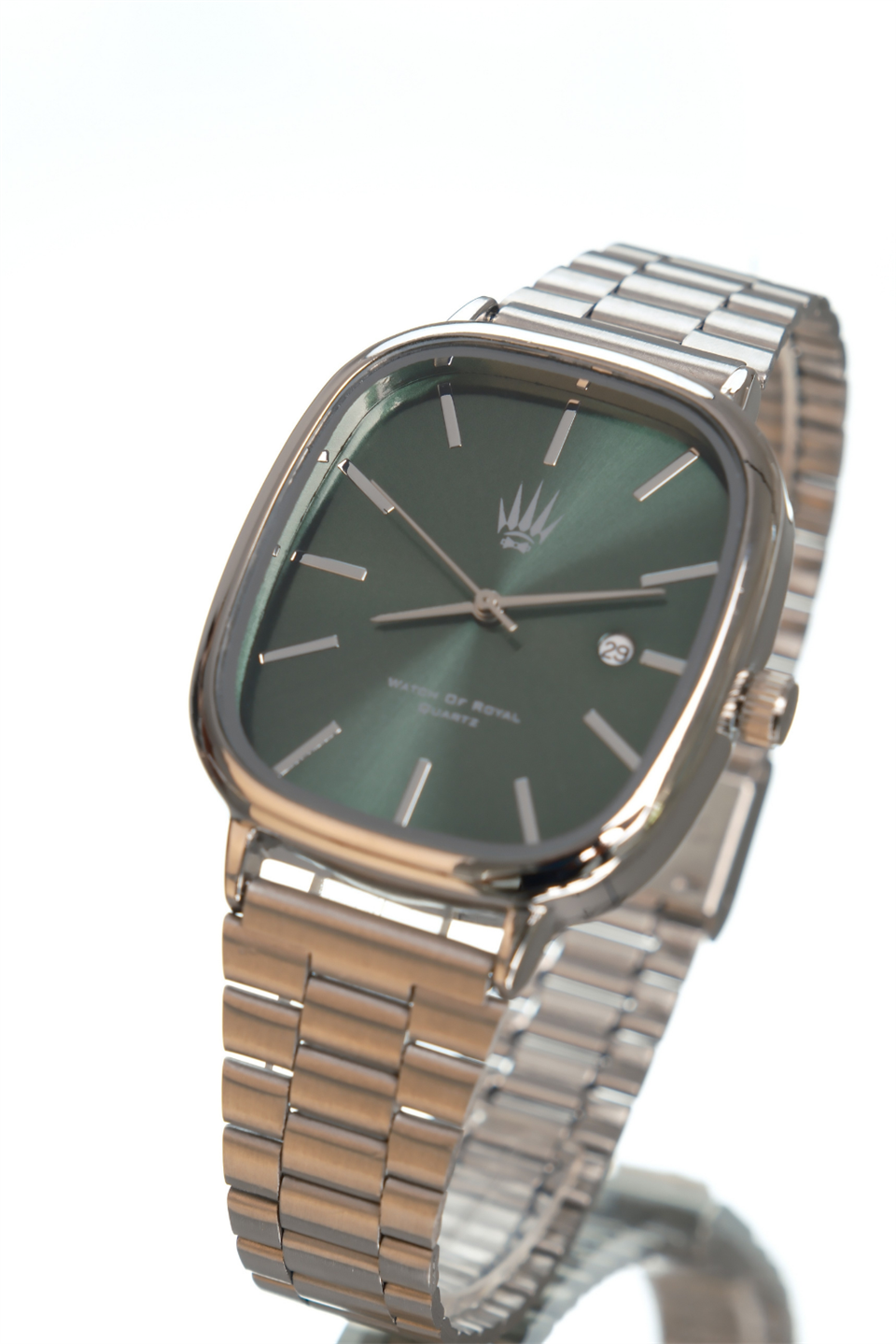 Classic Time Silver Green Kol Saati