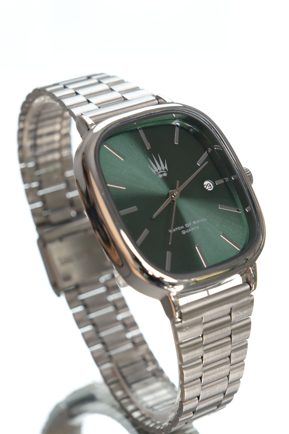Classic Time Silver Green Kol Saati
