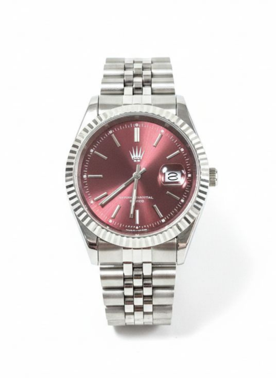 Crest Line Silver Red Kol Saati