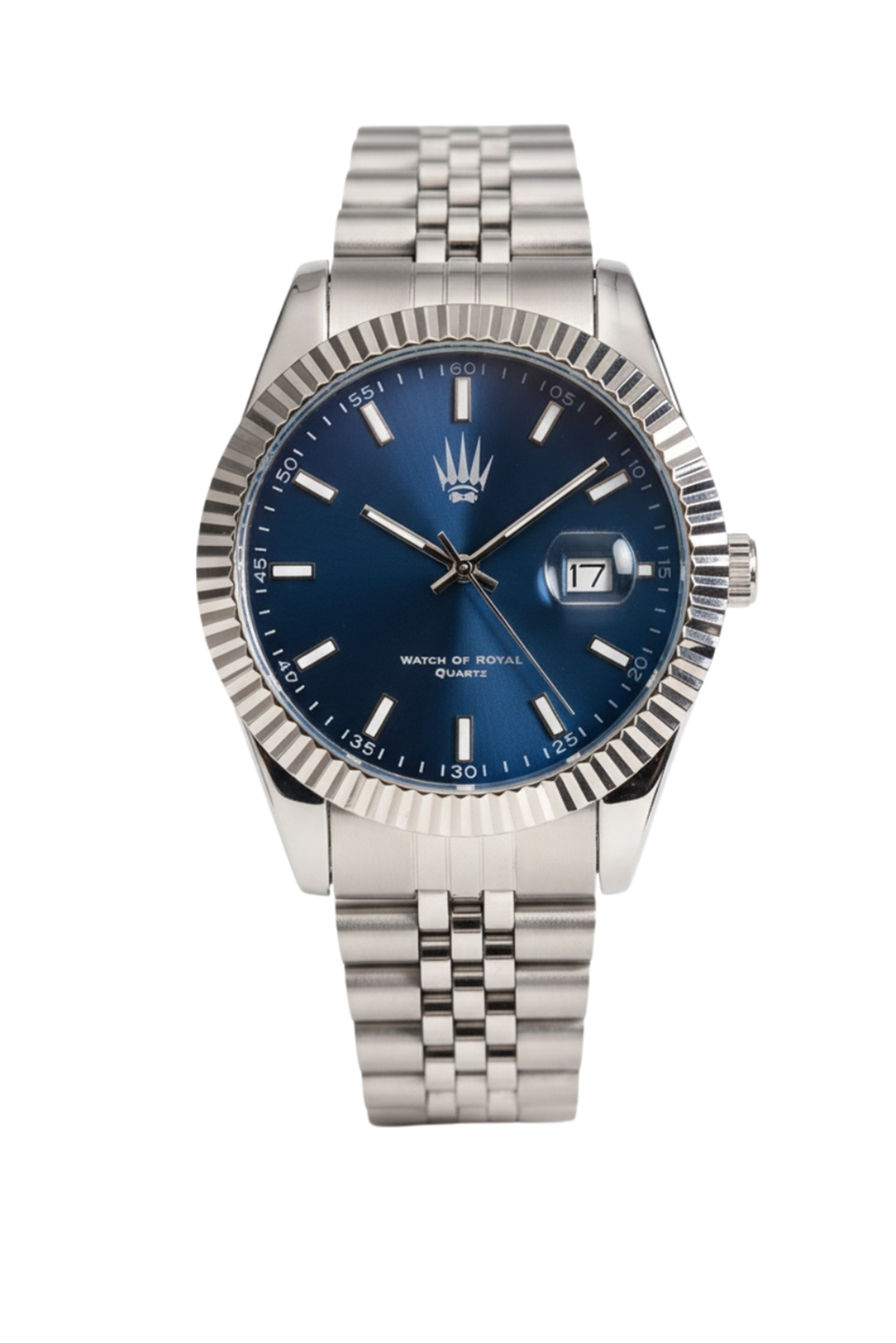 Crest Line Silver Mavi Kol Saati